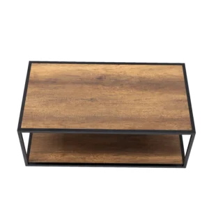 table basse rectangulaire 2 plateaux couleur baroque