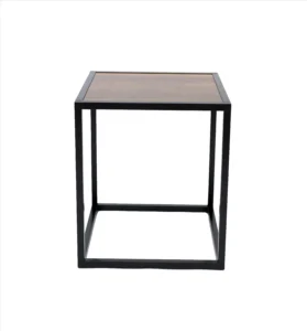 Table laterale carree 1 plateau couleur baroque