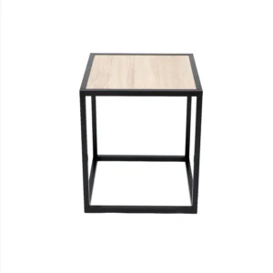 Table laterale carree 1 plateau couleur sonoma