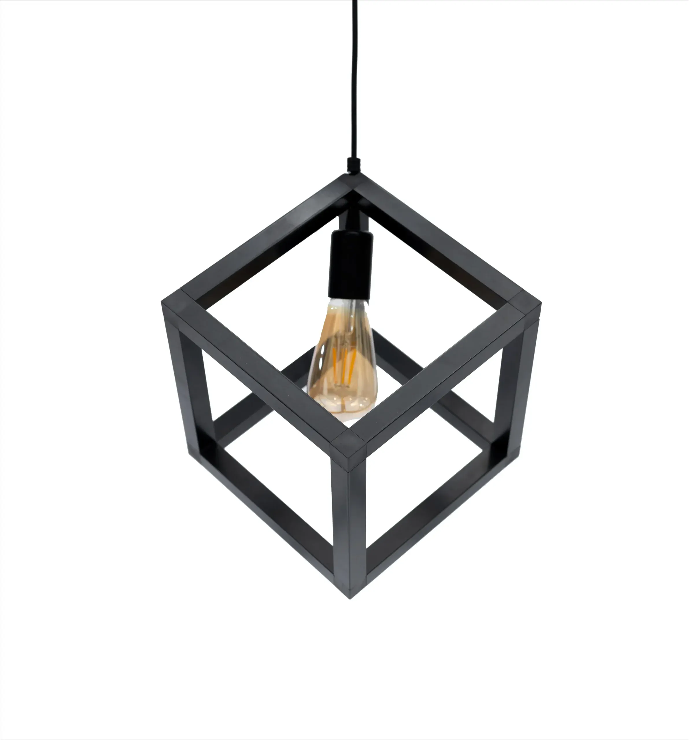 luminaire Cube Suspenu 18X18X18 cm