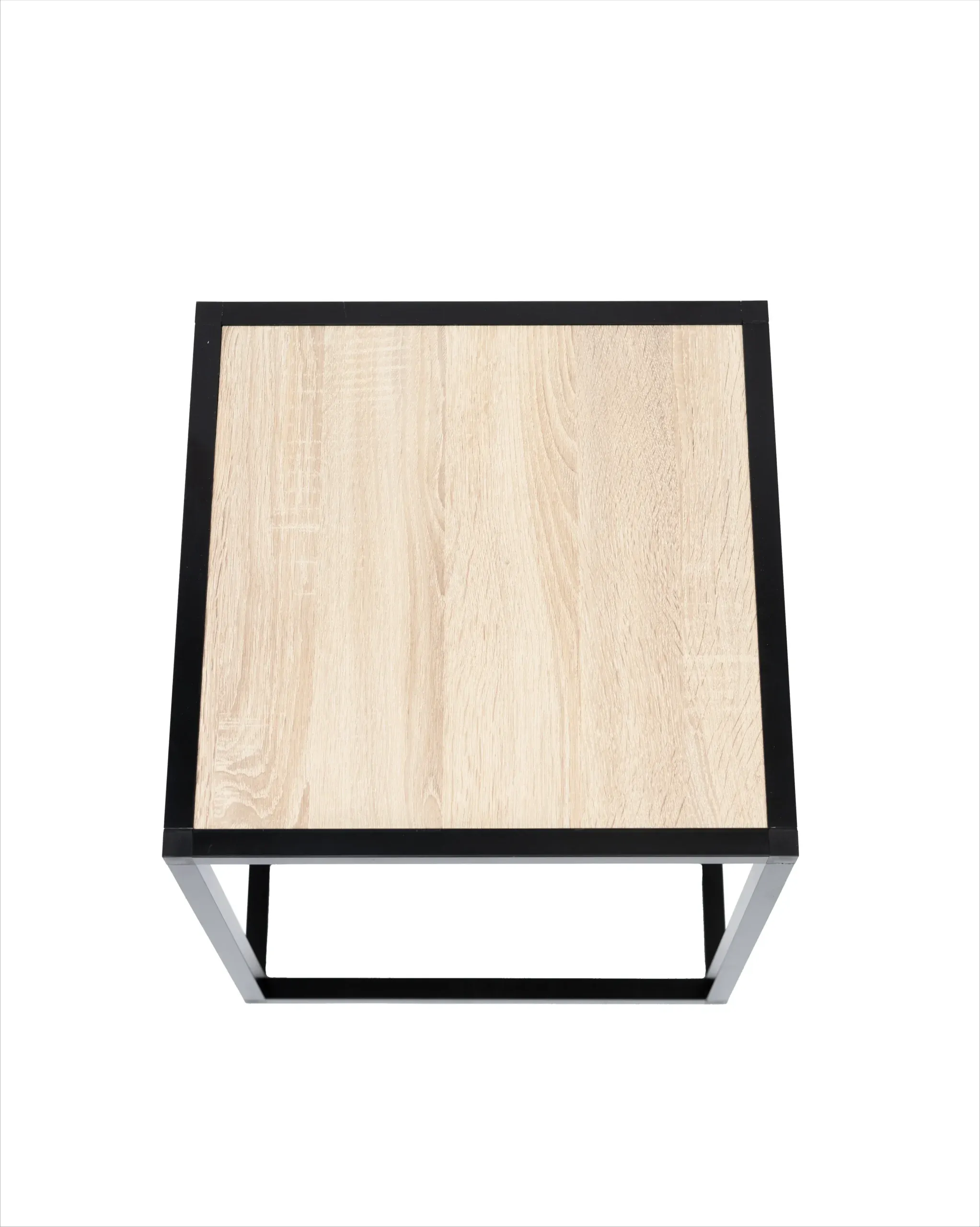table laterale carree 1 plateau couleur sonoma