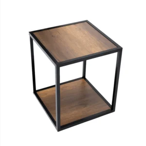 table laterale carree 2 plateaux couleur baroque