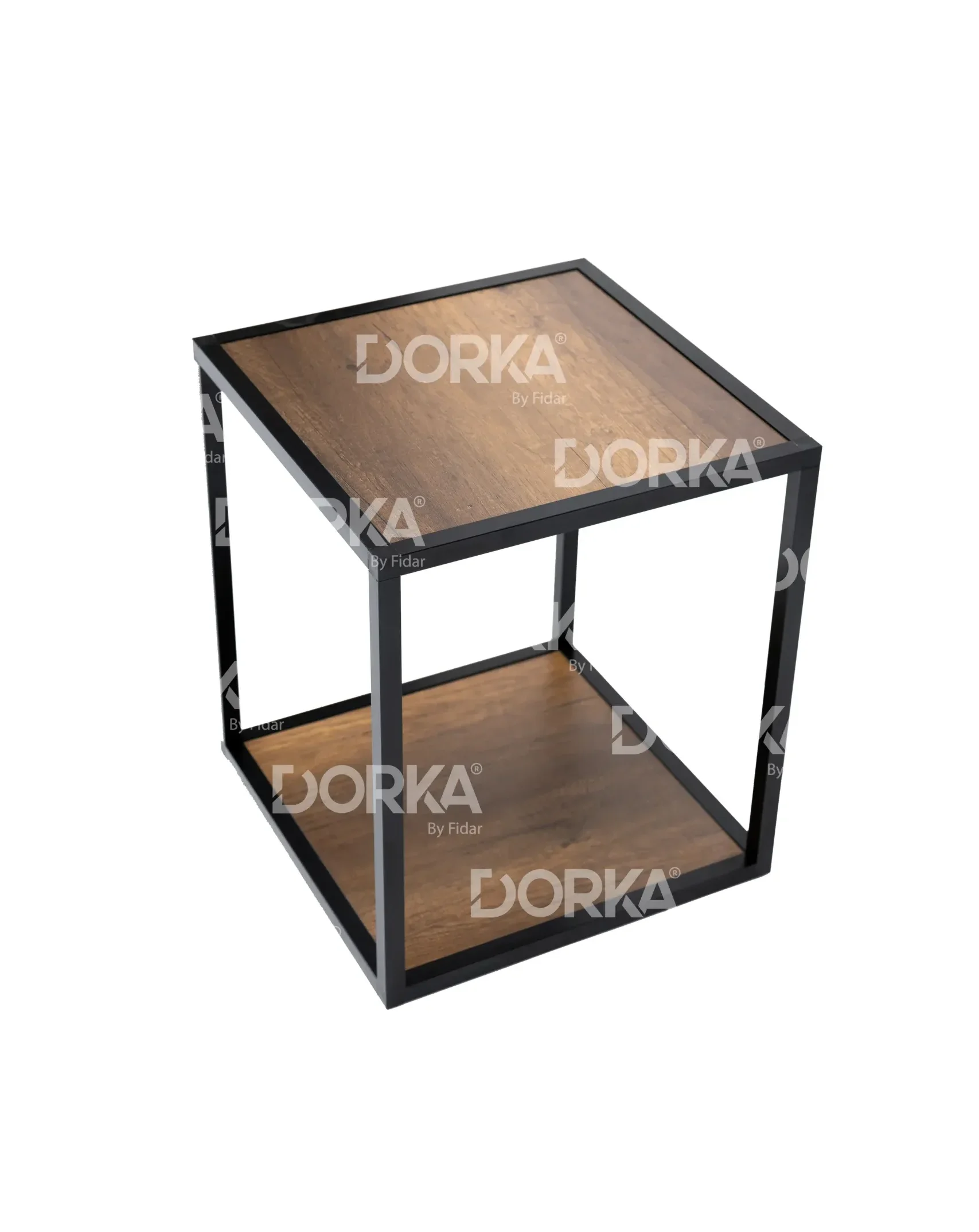 table laterale carree baroque 2 plateaux