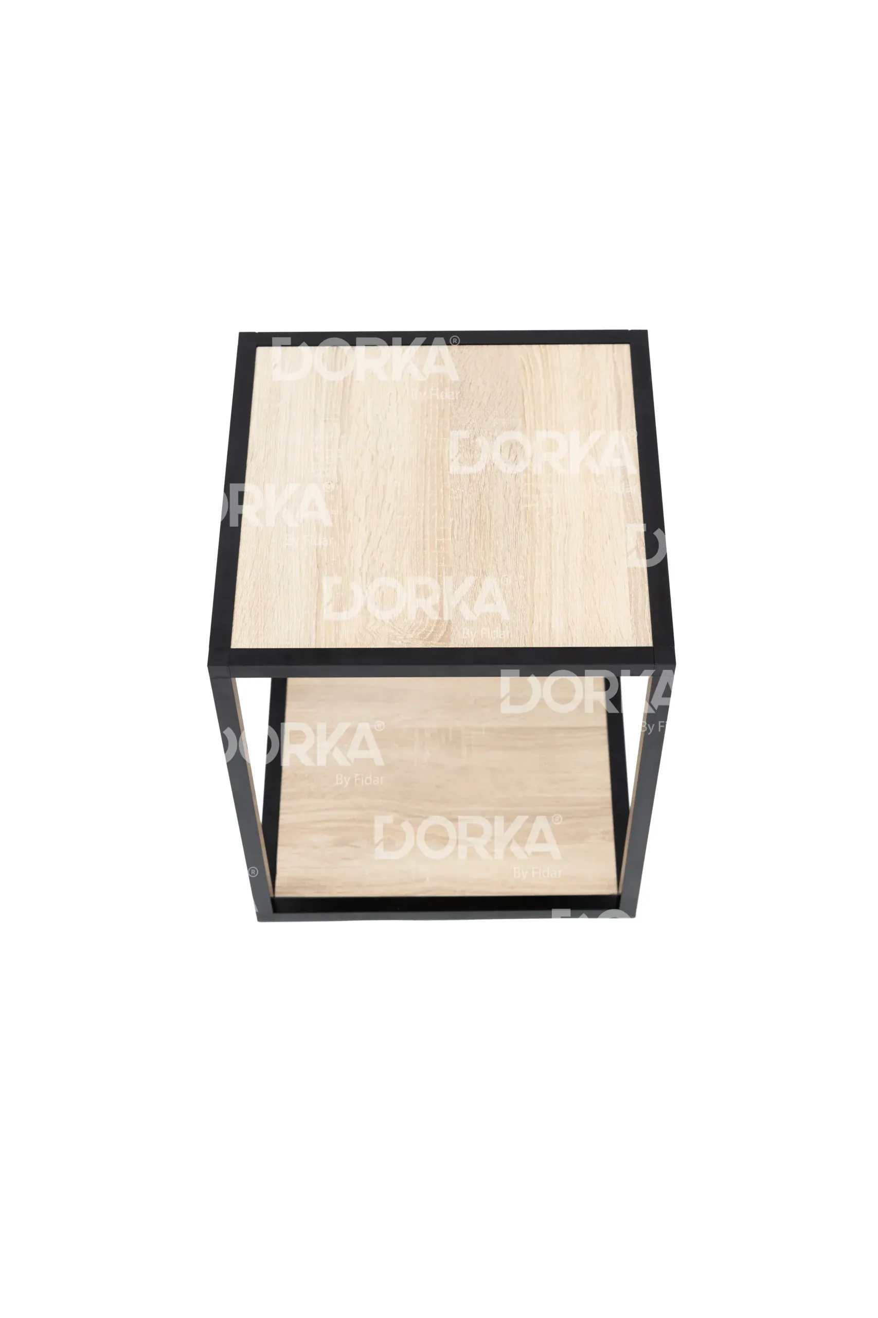 table laterale carree 2 plateaux sonoma