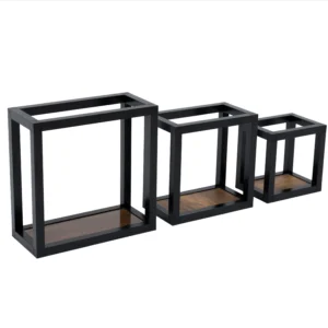 3 Caissons Muraux rectangulaires Baroque