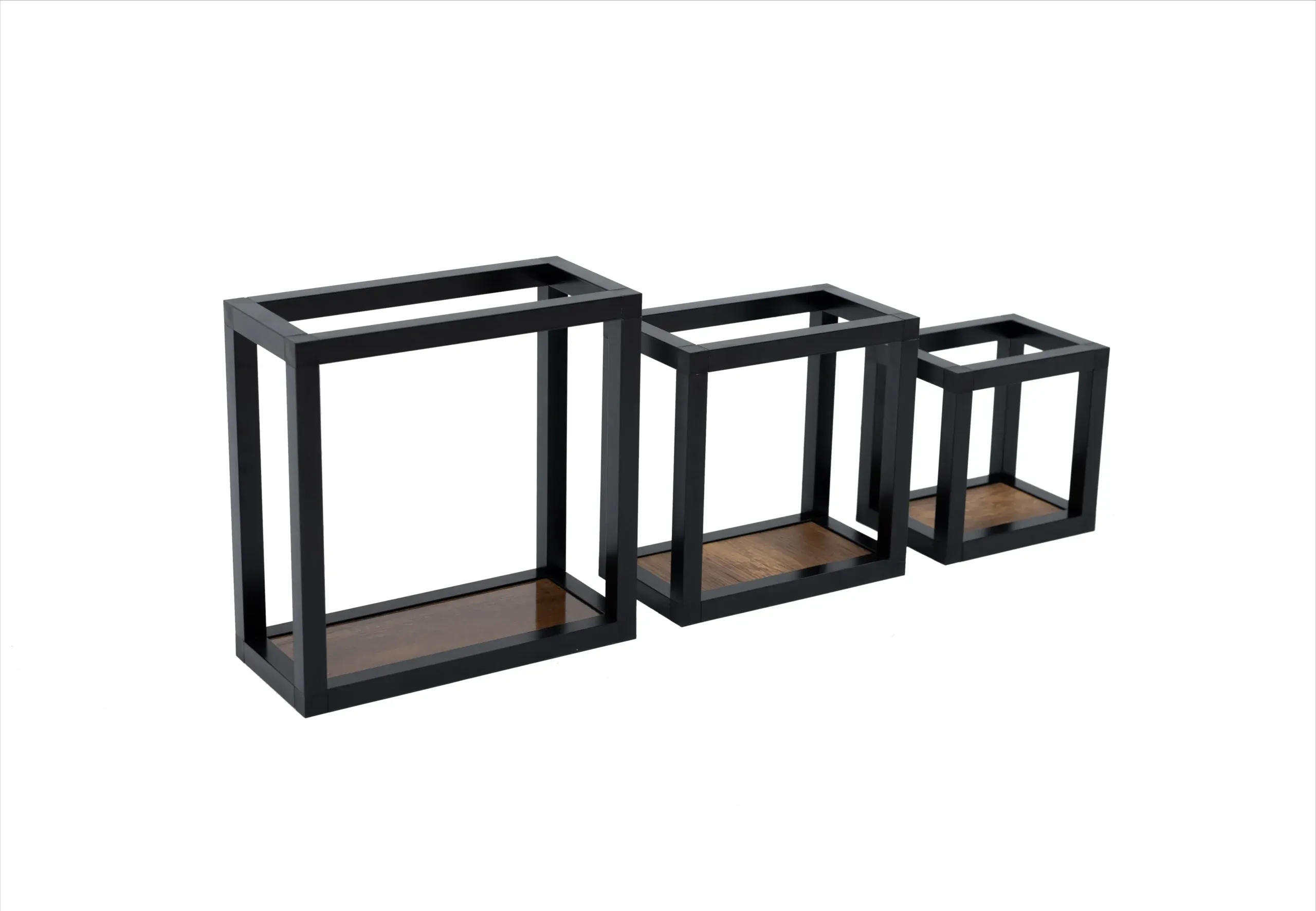 3 Caissons Muraux rectangulaires Baroque