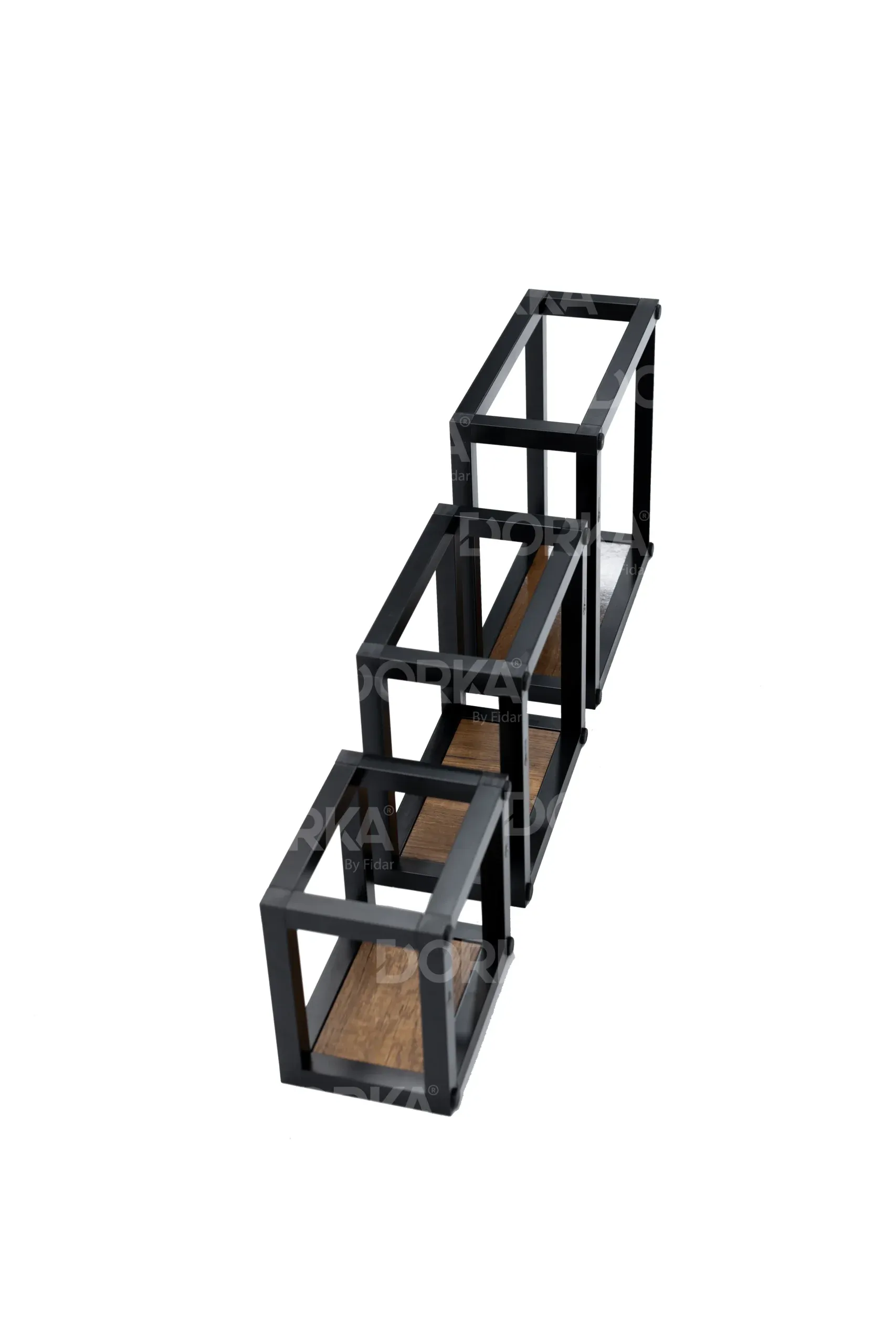 3 caissons muraux rectangulaires