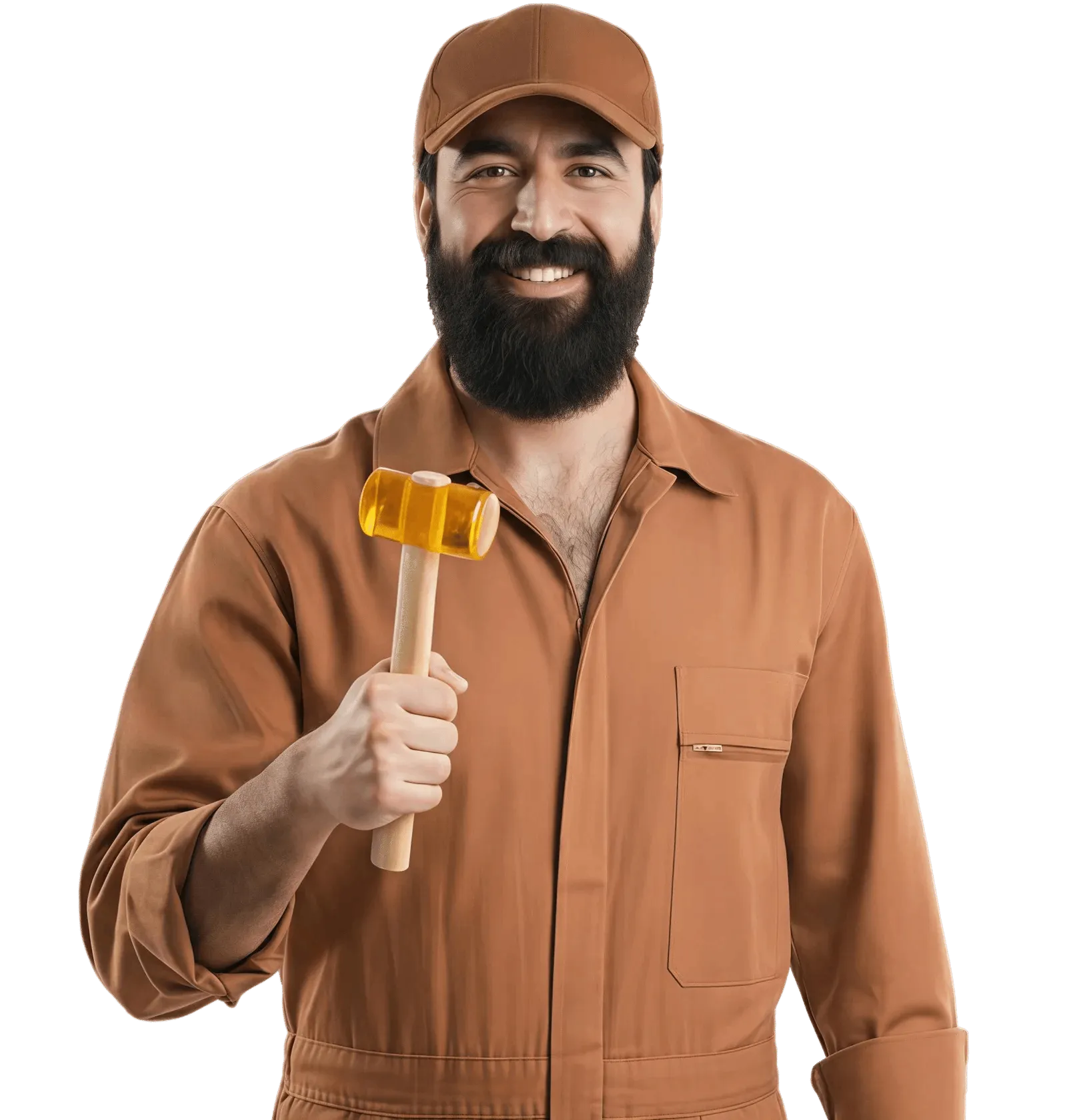 Guy Holding DORKA hammer